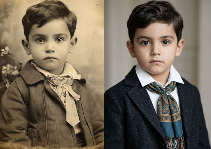 foto antigua restaurada